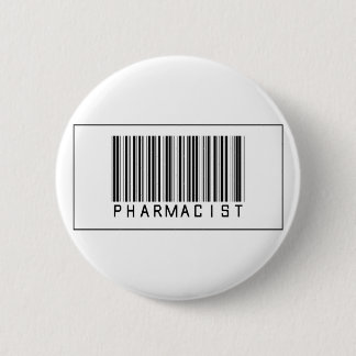 Barcode Pharmacist Ronde Button 5,7 Cm