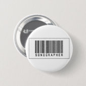 Barcode Sonographer Ronde Button 5,7 Cm (Voorkant /achterkant)