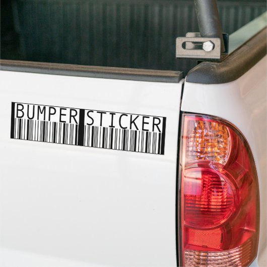 barcodebumpersticker bumpersticker (Op Truck)