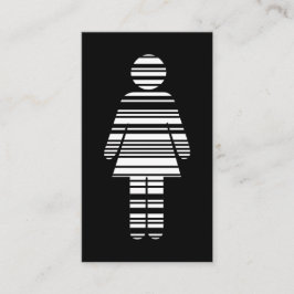 barcodemeisje visitekaartje