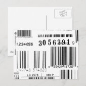 Barcodes Briefkaart (Voorkant / Achterkant)
