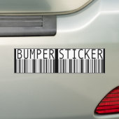barcodesticker bumpersticker (Op auto)