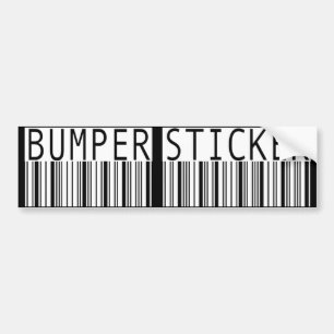 barcodesticker bumpersticker