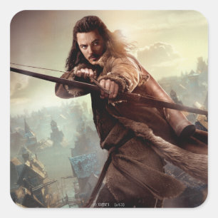 BARD BOWMAN™ Character Poster 3 Vierkante Sticker