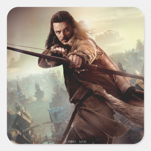 BARD BOWMAN™ Character Poster 3 Vierkante Sticker (Voorkant)