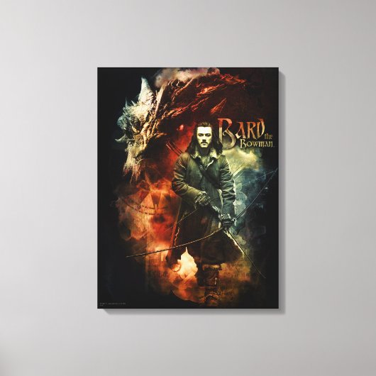 BARD BOWMAN™ & Smaug Canvas Afdruk (Voorkant)