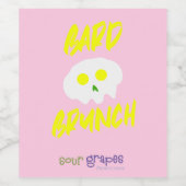 Bard Brunch wijnfles etiket (Enkel label)