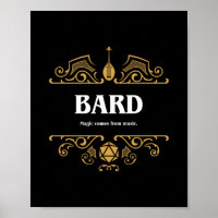 Bard Class Tabletop RPG Gaming