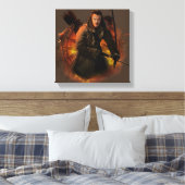 BARD DE BOWMAN™ grafische kaart Canvas Afdruk (Insitu (Slaapkamer))