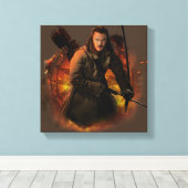 BARD DE BOWMAN™ grafische kaart Canvas Afdruk (Insitu (Houten vloer))