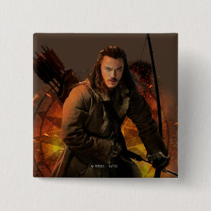 BARD DE BOWMAN™ grafische kaart Vierkante Button 5,1 Cm