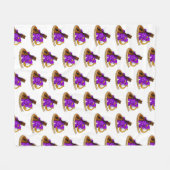 Bard Dice Design Fleece Deken (Voorkant (Horizontaal))