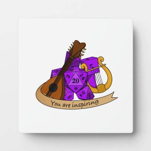 Bard Dice Design Fotoplaat (Voorkant)