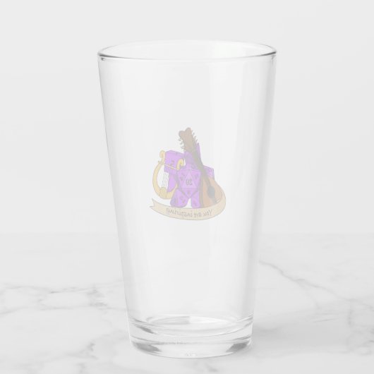 Bard Dice Design Glas (Achterkant)