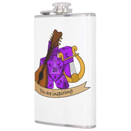 Bard Dice Design Heupfles (Links)