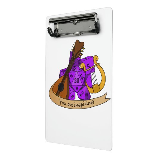 Bard Dice Design Mini Klembord (Angled2)