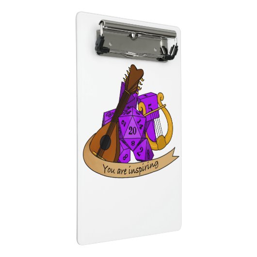 Bard Dice Design Mini Klembord (Schuin)