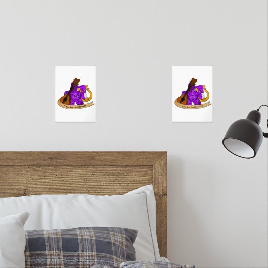 Bard Dice Design Muurkunst Sets (Slaapkamer)