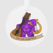 Bard Dice Design Ornament (voorkant)