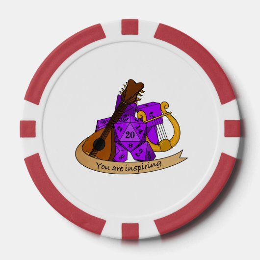 Bard Dice Design Poker Chips (Voorkant)