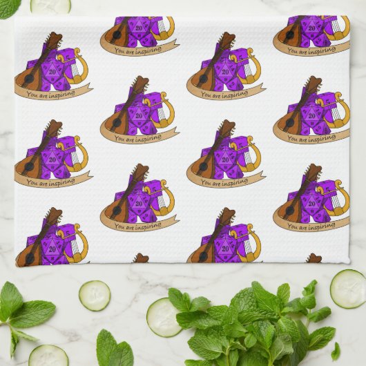 Bard Dice Design Theedoek (Gevouwen)