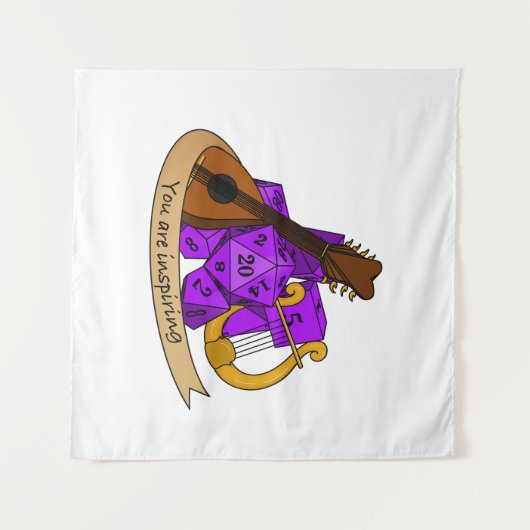 Bard Dice Design Wandkleed (Voorkant (horizontaal))