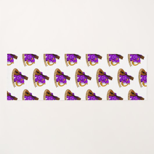 Bard Dice Design Yogamat (Voorkant (horizontaal))