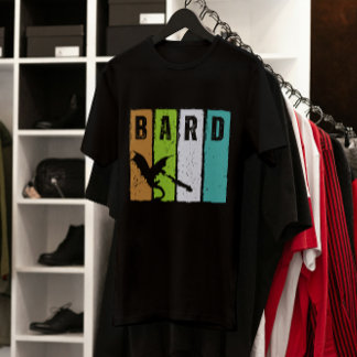Bard Dungeon Fantasy Rollenspel Grunge T-Shirt
