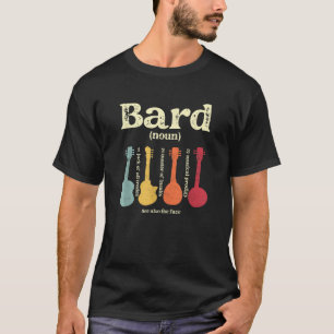 Bard Klasse Tabletop Definitie Muzikaal Wonderkind T-shirt