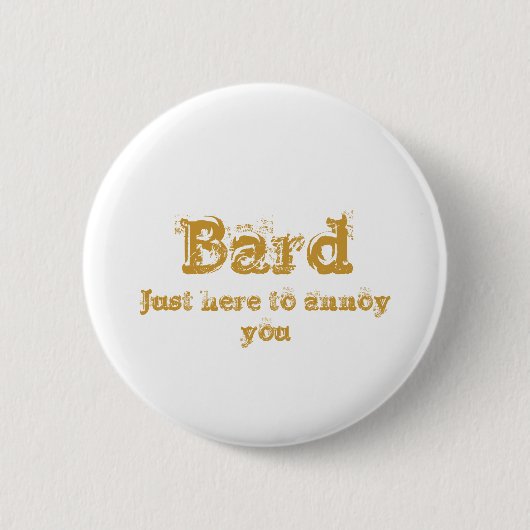 Bard Ronde Button 5,7 Cm (Voorkant)