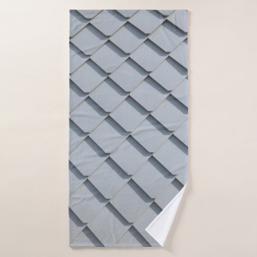 Bardeaux de toit gris (Serviette de bain)