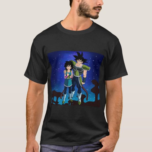 Bardock en gine t-shirt (Voorkant)