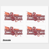 Bards, Draken, Sorcery en Magick Stickers (Vel)