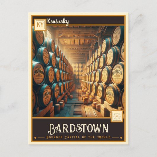 Bardstown Kentucky |  Briefkaart (Voorkant)