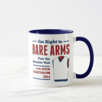 Bare Arms Rick Santorum Sweater Vest 2012