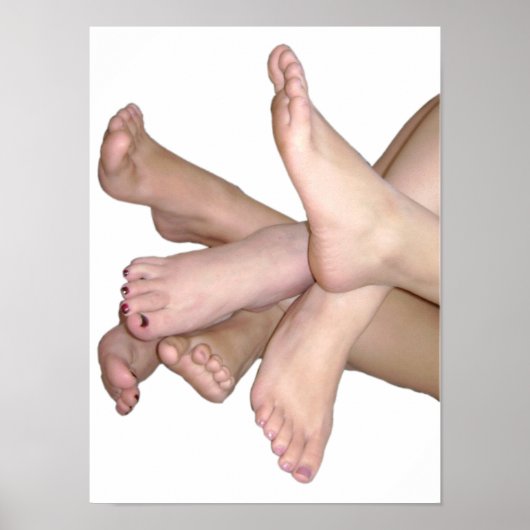 Bare Feet Art Poster (Voorkant)