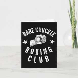 Bare Knuckle Boksen Mannen Fist Fighting Knuckle F Kaart