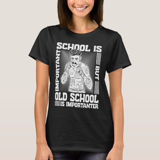Bare Knuckle Boxing Outfit Old School Boxer MMA Fi T-shirt (Voorkant)