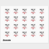 Bare Knuckle Boxing Ronde Sticker (Vel)