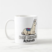 Bare Minimum Achiever Funny Llama Lazy Humor  Koffiemok (Links)