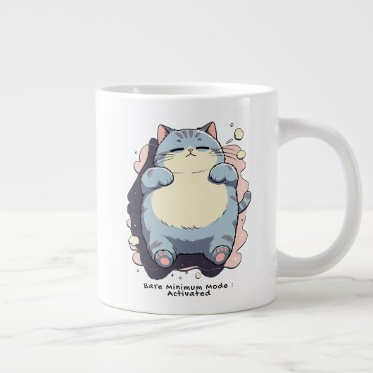 Bare Minimum Mode Activated – Relatable Mood Extra Grote Beker (Rechts)