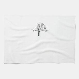 Bare Tree-ontwerp Theedoek