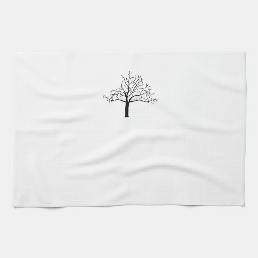 Bare Tree-ontwerp Theedoek (Horizontaal)