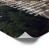 Bare Tree Poem voor Arbor Day Poster (Hoek)