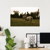 Bareback ride en dreamworld - Poster (Bureau à domicile)