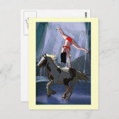 Bareback Rider Briefkaart (Voorkant / Achterkant)