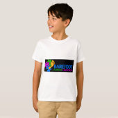 Barefoot Autism Challenge kinder shirt (Voorkant volledig)