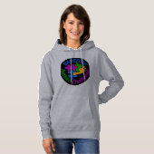 Barefoot Autism Challenge vrouwen hoodie (Voorkant volledig)