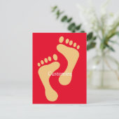 Barefoot Beach Bum Thunder_Cove Briefkaart (Staand voorkant)