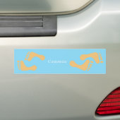 Barefoot Beach Bum Thunder_Cove Bumpersticker (Op auto)